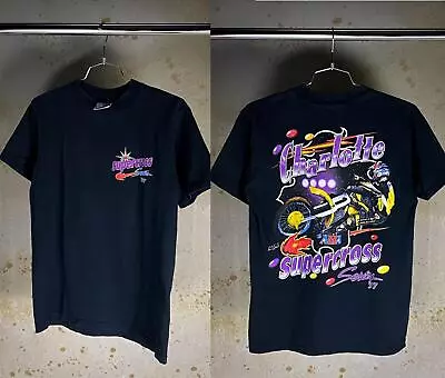 Vintage 1997 Charlotte Supercross T-Shirt Featuring Jeremy McGrath Tee Allsizes • $29.98