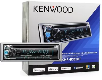 Kenwood KMR-D362BT Marine Bluetooth CD Player Android IPhone Pandora XM USB Aux • $199