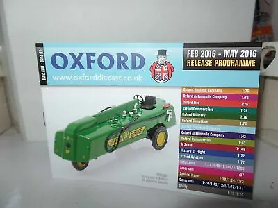 £1.05 • Buy Oxford Diecast Catalogue 2016 Feb 2016 - May 2016 Fuel