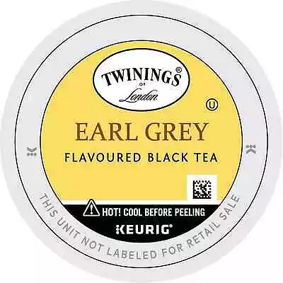 24ct - Twinings Earl Grey Flavored K-Cup Pods For Keurig Caffeinated Black Tea • $21.49