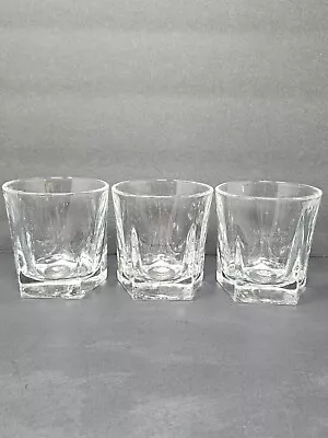 Set Of 3 Makers Mark Etched Bourbon Whiskey Tumblers Libbey's Dura Tuff Barware • $29.99