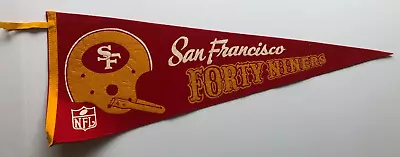 San Francisco 49ers  1967 Nfl Football Vintage One Bar Rare Pennant Near Mint • $149.99