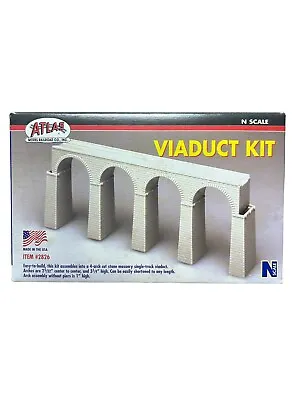 Atlas N Scale Model Railroad Building Kit Viaduct Bridge/Pier Set • $14.28