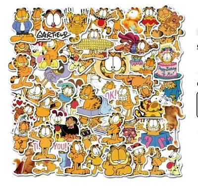 50 XGarfield Stickers -Birthdays Party Bags Comics Laptop Skateboard Book • £4.49