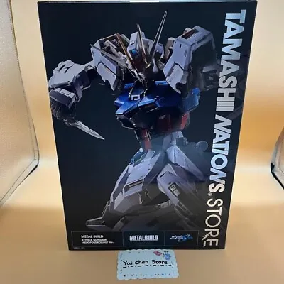 TAMASHII NATIONS METAL BUILD Strike Gundam Heliopolis Rollout Ver Figure Japan • $289.85