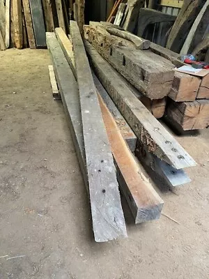 £499 • Buy LONG Vintage Oak Beams 6 X6  Thick X14ft Long , 5 Avail.
