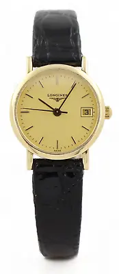 LONGINES Presence Prestige Ladies Watch 18ct Solid Yellow Gold - L4.277.6 - 23mm • £995