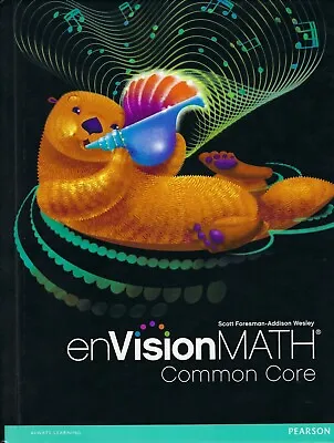 3rd Grade - (2012) Pearson EnVision Math - Student Textbook • $14.99