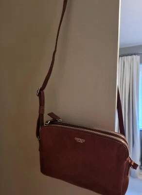 £0.99 • Buy Osprey London Jura Brown Acrossbody Bag Handbag