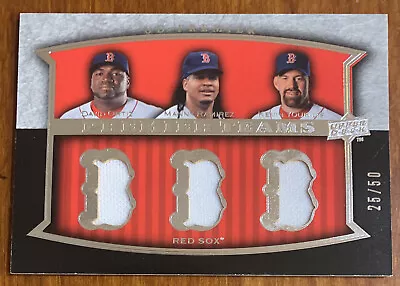 David ORTIZ RAMIREZ 2008 UD Premier Teams Triple Jersey Relic #TEAM-ORY 25/50 NM • $29.99