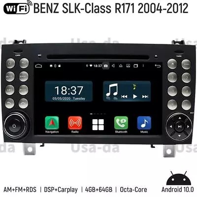 For BENZ SLK-Class R171 2004-2012 Car GPS Navigation Headunit Radio Stereo 4+64G • $454.09