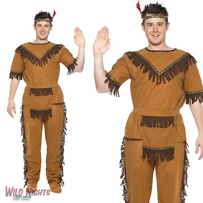 Fancy Dress Costume # Mens Wild West Indian Brave Chief Costume 38 -44  • £20.34
