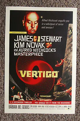 Vertigo #2 Lobby Card Movie Poster Alfred Hitchcock • $4