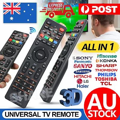 For Samsung Panasonic/TCL/Sony/LG/Soniq AUS Universal TV Remote Control LCD • $7.85