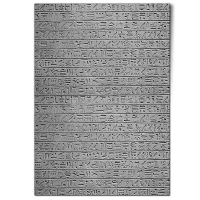 A1 - BW - Egyptian Hieroglyphics Stone Wall Poster 59.4x84.1cm180gsm Print #3702 • £10.99