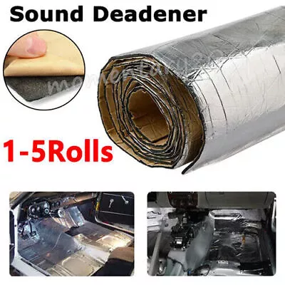 10m Sound Deadening Mat Car Van Heat Insulation 10mm Thick Auto Closed Cell Foam • £27.79