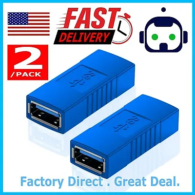 $2.95 • Buy USB 3.0 Type A Female To Female Adapter Coupler Gender Changer Connector
