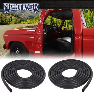 Rubber Door Seals Weatherstrip Set Truck Fit For 73-79 Ford F100 F150 F250 F350 • $25.76