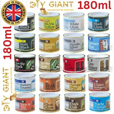 151 Coatings Paint Primer Metallic Gloss Matt Red Gold Silver Black White 180ml • £2.99