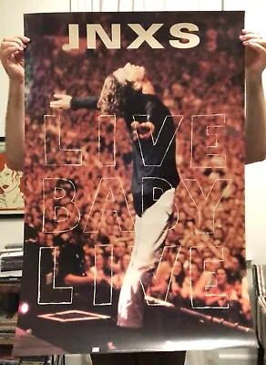 INXS Michael Hutchence - Live Baby Live - Orig. Limited 1991 Promo Poster 36x24  • $199