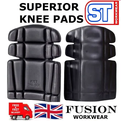 £5.49 • Buy Knee Pads For Trousers,foam Knee Pads,fort,fits All Work Trousers + Knee Pockets