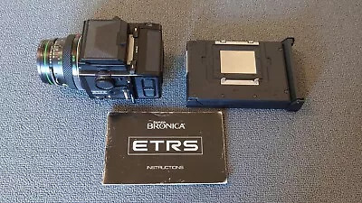 Zenza Bronica ETRS Camera + Seiko Lens + Vivitar 62mm Skylight Cover + More! • £116