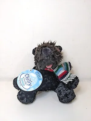£7.50 • Buy Tesco Chilly & Friends “Scamp” The Scottie Dog Beanie Christmas Plush With Tag 