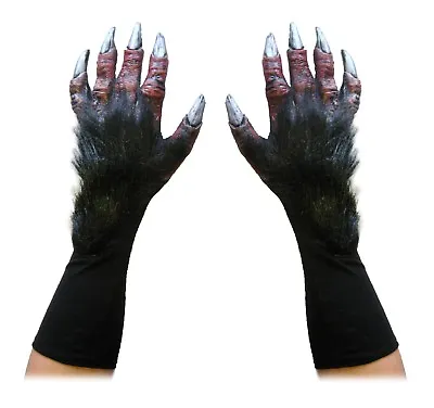 Red Devil Demon Claws Hands Adult Halloween Costume Gloves • $34.95