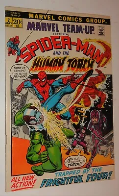 Marvel Team Up #3 Spider-man Human Torch 3rd Morbius Ross Andru 9.0 1972 Key • $87.50