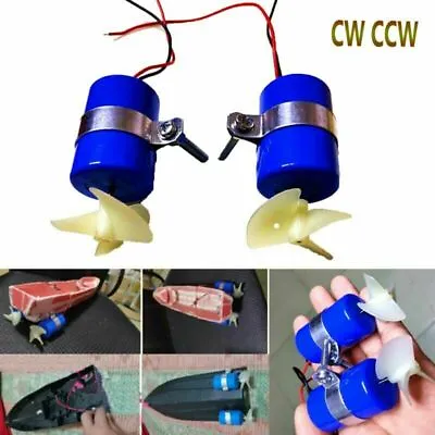 RC Jet Boat Underwater Motor Thruster 16800RPM CW CCW 3-Blades Propeller Upgrade • $23.30