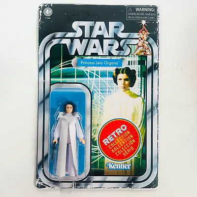 Star Wars Retro Collection A New Hope PRINCESS LEIA Hasbro Kenner MOC Unpunched • $21.95