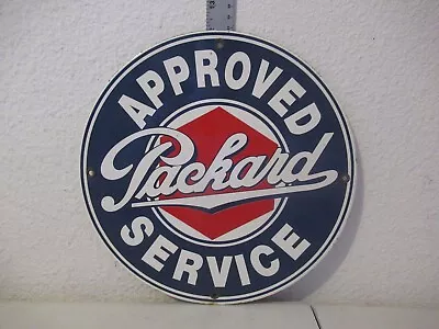 Vintage Approved Packard Service Metal Sign 12  • $80