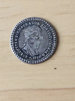 Mexico 1822 Grove-39a Oaxaca Iturbide Silver Medal - Rare • $149