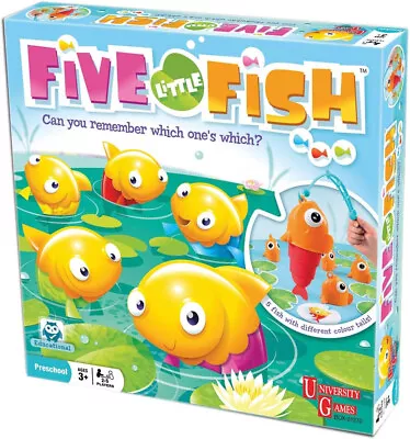 Five Little Fish- Preschool Interactive Game 3+ 2-4 Pl *new* • £5.99