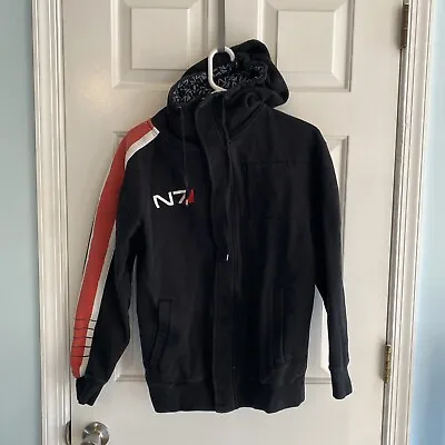 Official BioWare Mass Effect N7 Elite Hoodie Black Men’s Medium • $100