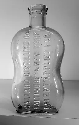 MALLARD DISTILLING CO. Whiskey Flask Baltimore MD And New York NY • $10