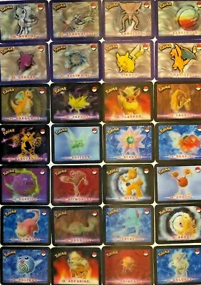 Pokémon Stadium 3D Tazo Cards - MULTI LISTING - Complete Your Set - Free  • $2.95