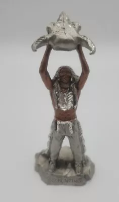 1990 Masterworks Fine Pewter Native American GOOD HUNTING Sculpture Peter Sedlow • $24.95