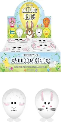 Easter Balloon Heads Easter Bunny Party Bag Assorted Kids Loot Bag Filler X8 • £3.49