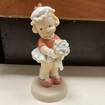 Memories Of Yesterday Figure Flower Girl New 50003 1993 Collectible No Box • $30