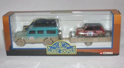 £39 • Buy Corgi Classics CC99153 Mini Cooper &Landrover/Trailer Acropolis Rally, MIB