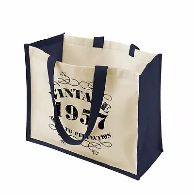 65th Birthday Tote Bag Gifts For Women - Vintage 1957 • £9.95