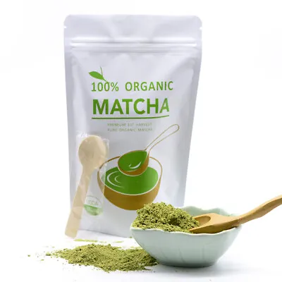 Organic Matcha Green Tea Powder Premium Food Grade Matcha Natural Energy Booster • £7.49