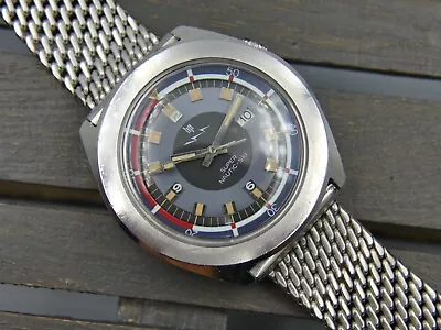 70's Vintage Watch Mens Lip Nautic Ski Super Compressor 42mm Diver Ref. 60.592 • $599