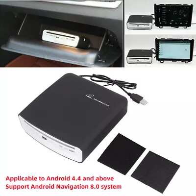 USB Interface Car DVD/CD Dish Box Player External Stereo For Android Version 4.4 • $53.99