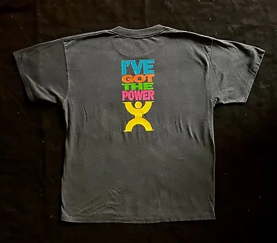 Vintage 90s SNAP! I've Got The Power T-Shirt Black XL Rap Tee Hip Hop House R&B • $75