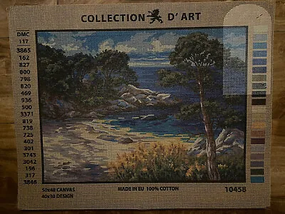 $29.99 • Buy Needlepoint Canvas 40x50 Hidden Cove Canvas Only