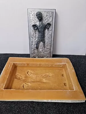 Han Solo In Carbonite Latex Rubber Mould And Fibreglass Case • £40