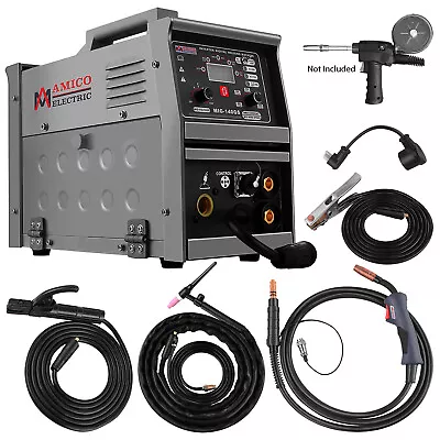 Amico MIG-140GS 140 Amp MIG MAG TIG Stick Arc 5-in-1 Welder 100% Duty Cycle. • $499