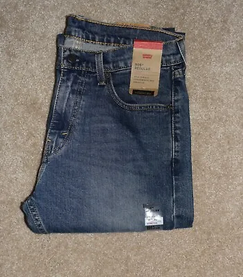 New Mens Levis Jeans 30 X 30 Straight Leg 505 Regular Stretch Denim • $39.99